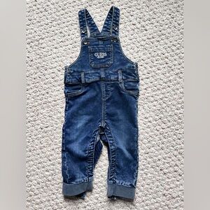 GUESS NWOT Navy Blue Denim Kids Overalls - Classic Pinafore Style